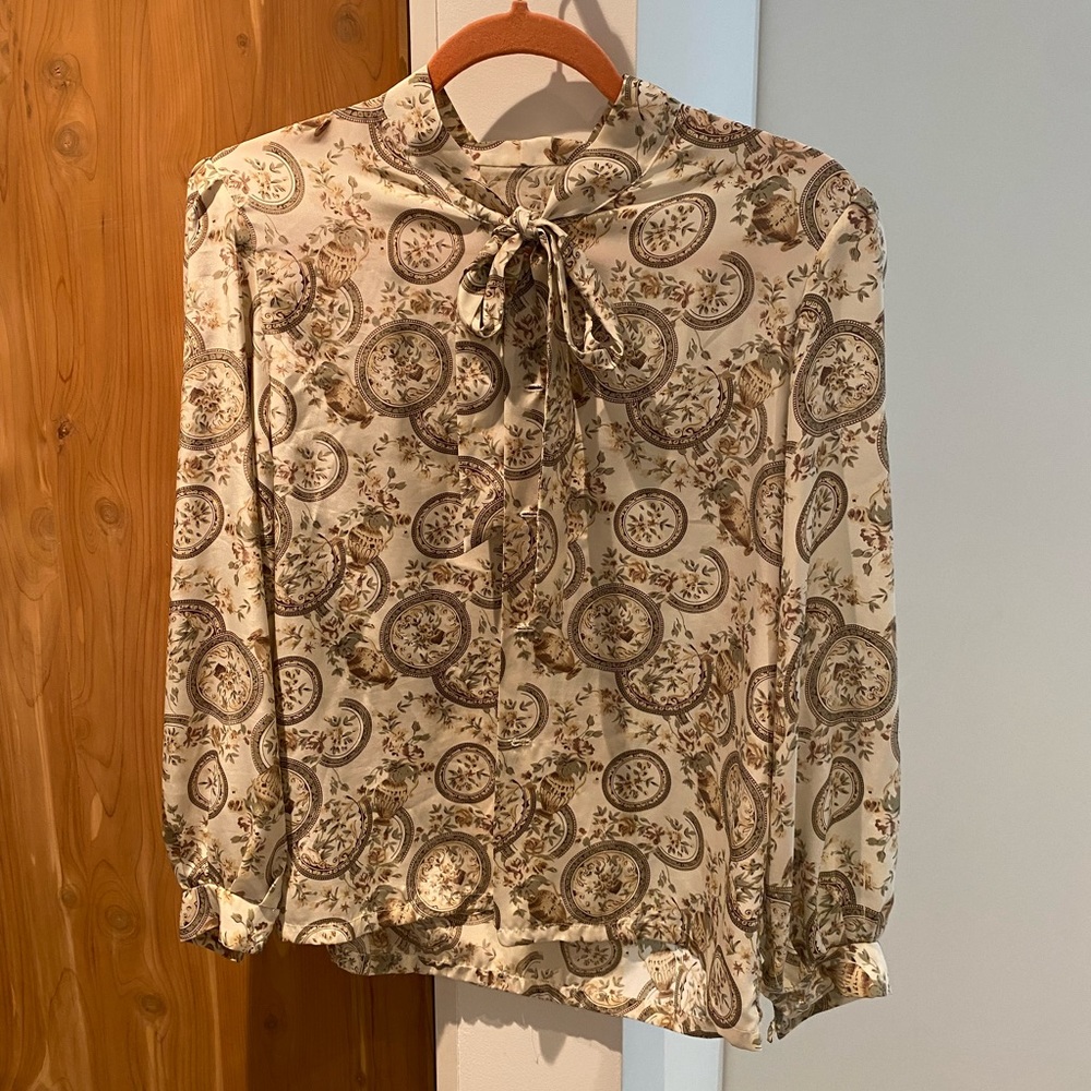 Vintage silk top